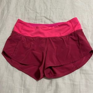 Women’s Lululemon 2.5” Speed Up Low-Rise Lined Shorts - Size 2 - Like New